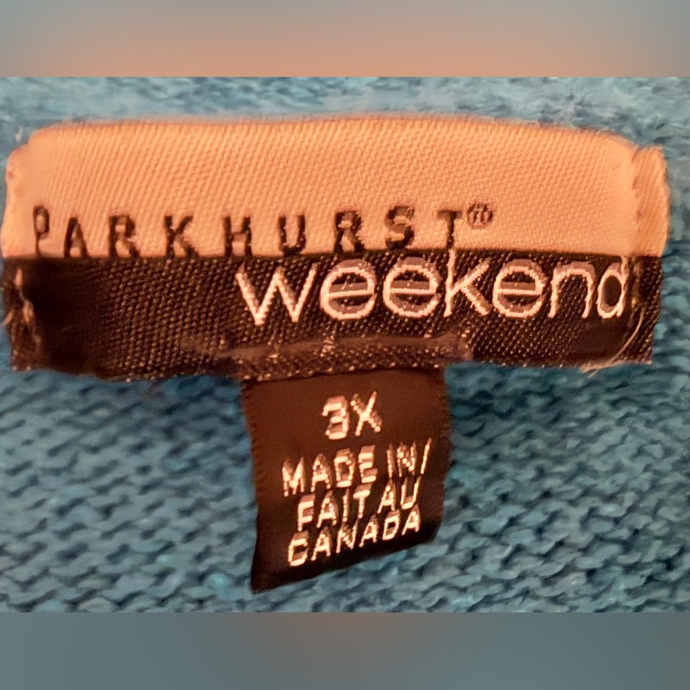 Parkhurst Weekend Canadian Cowl Neck Sweater Size 3X - Picture 5 of 5